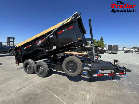 New 2026 Diamond C Trailers 6.5FT X 14FT 18K GVW Dump Trailer