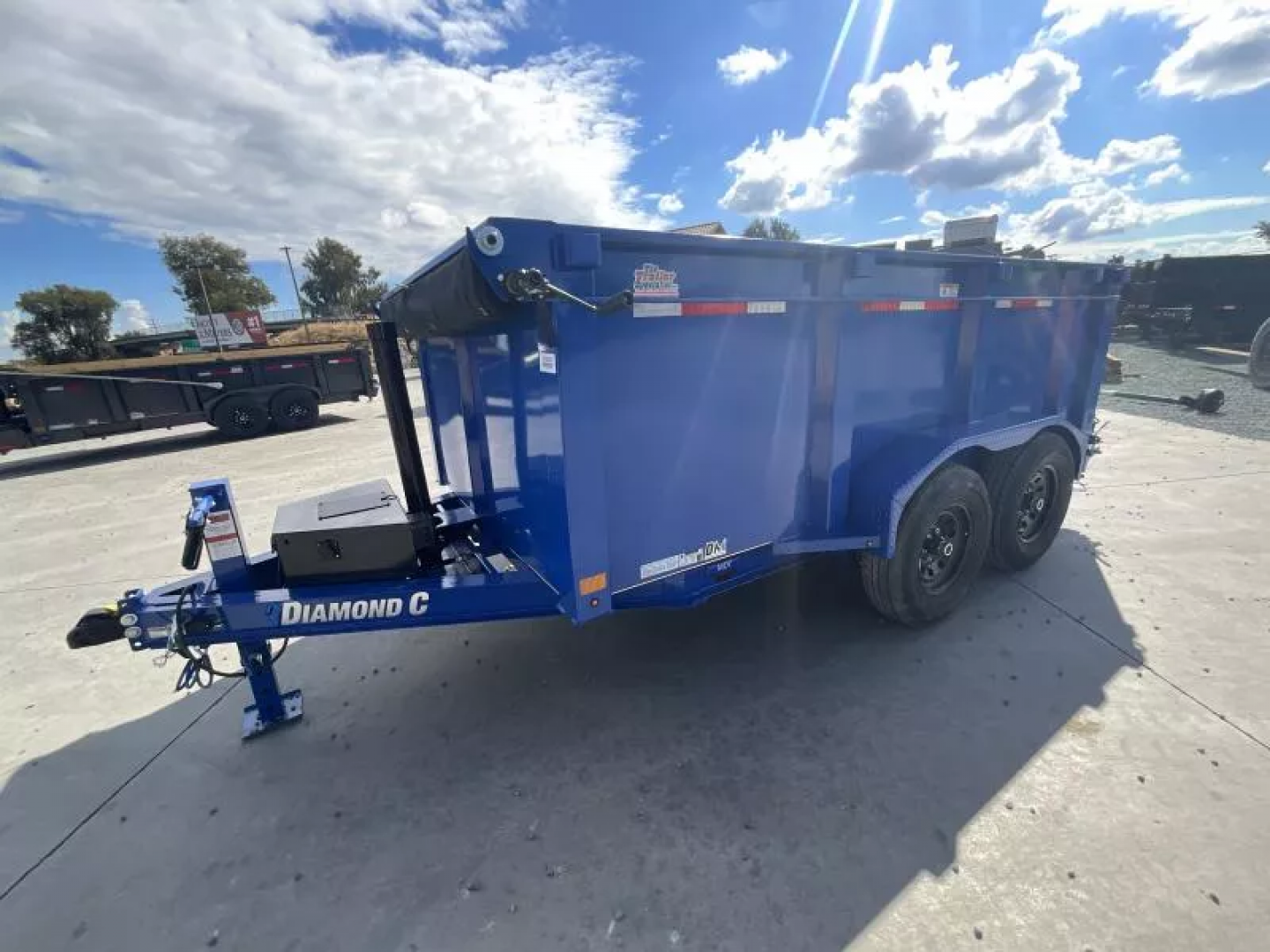 New 2026 Diamond C Trailers 12FT X 6.5FT 9890 GVW Dump Trailer