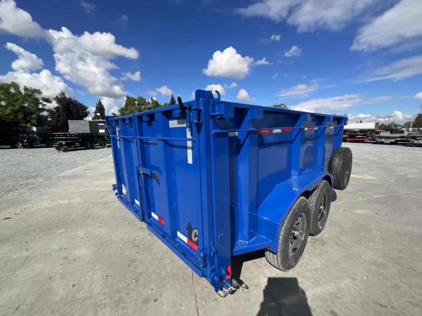 New 2026 Diamond C Trailers 12FT X 6.5FT 9890 GVW Dump Trailer