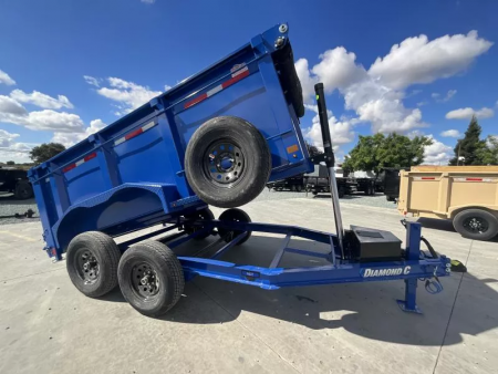 New 2026 Diamond C Trailers 12FT X 6.5FT 9890 GVW Dump Trailer