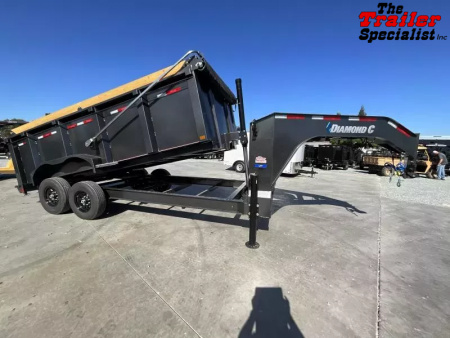 New 2026 Diamond C Trailers 7FT X 16FT 14.9K GVW Dump Trailer