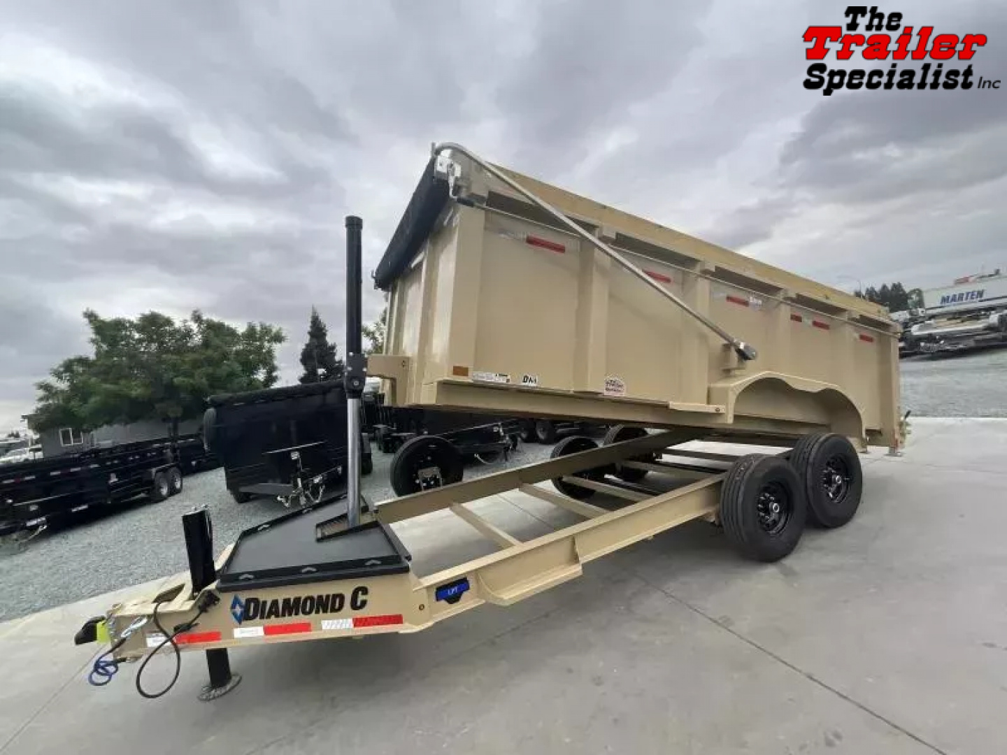 New 2026 Diamond C Trailers 7FT X 16FT 14.9K GVW Dump Trailer