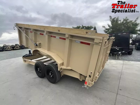 New 2026 Diamond C Trailers 7FT X 16FT 14.9K GVW Dump Trailer