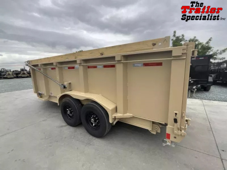 New 2026 Diamond C Trailers 7FT X 16FT 14.9K GVW Dump Trailer