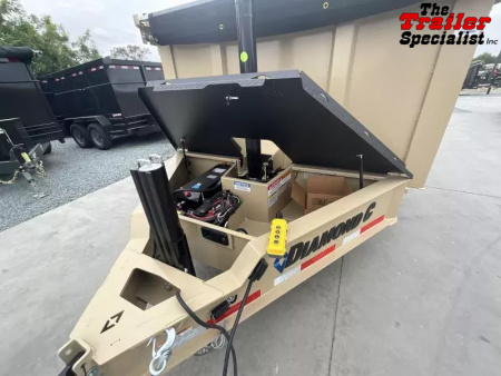 New 2026 Diamond C Trailers 7FT X 16FT 14.9K GVW Dump Trailer
