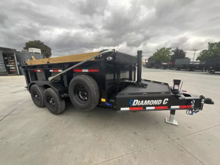 New 2026 Diamond C Trailers 7FT X 12FT 14.9K GVW Dump Trailer