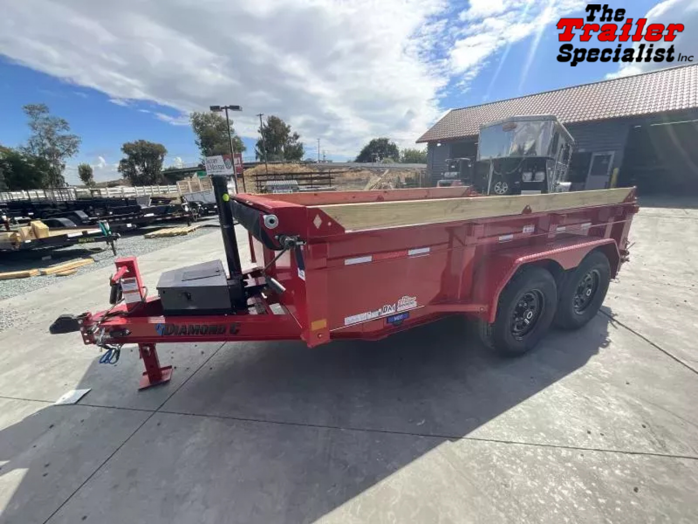 New 2026 Diamond C Trailers 6.5FT X 12FT 9890 GVW Dump Trailer