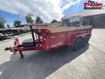 New 2026 Diamond C Trailers 6.5FT X 12FT 9890 GVW Dump Trailer