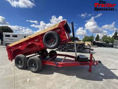 New 2026 Diamond C Trailers 6.5FT X 12FT 9890 GVW Dump Trailer