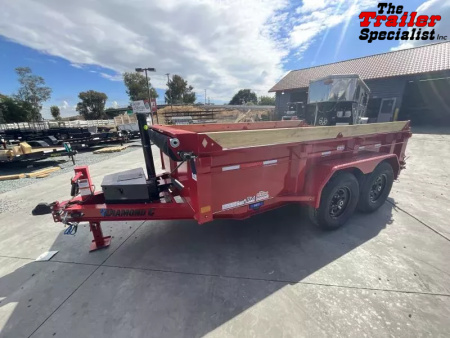 New 2026 Diamond C Trailers 6.5FT X 12FT 9890 GVW Dump Trailer