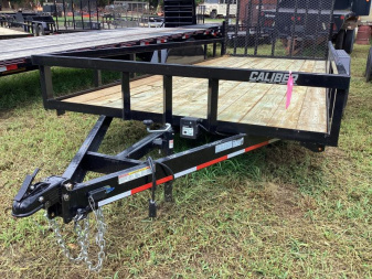 New 2024 Caliber Trailer Mfg MEL718 Utility Trailer