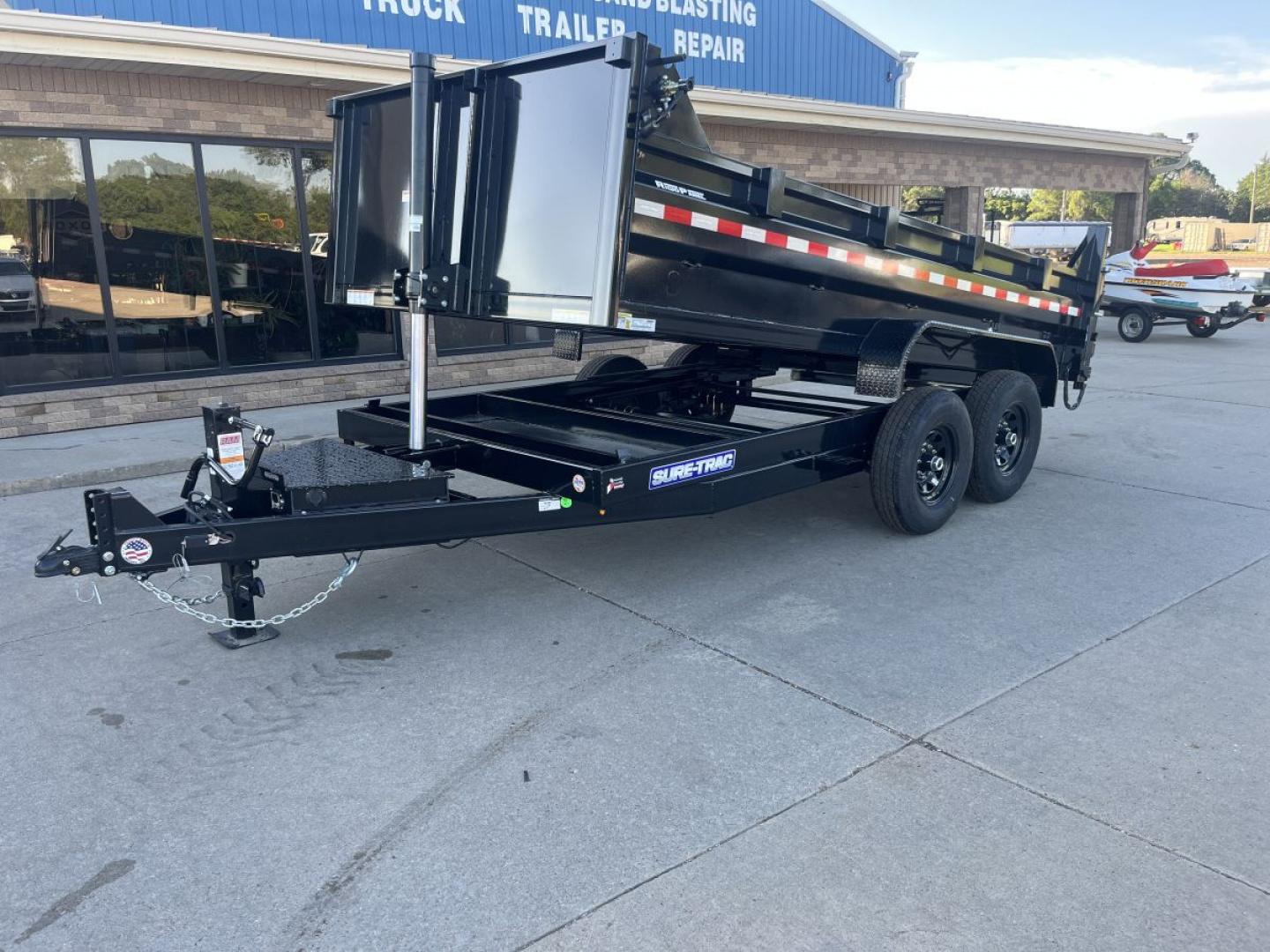 New 2025 Sure-Trac 14ft Dump Trailer