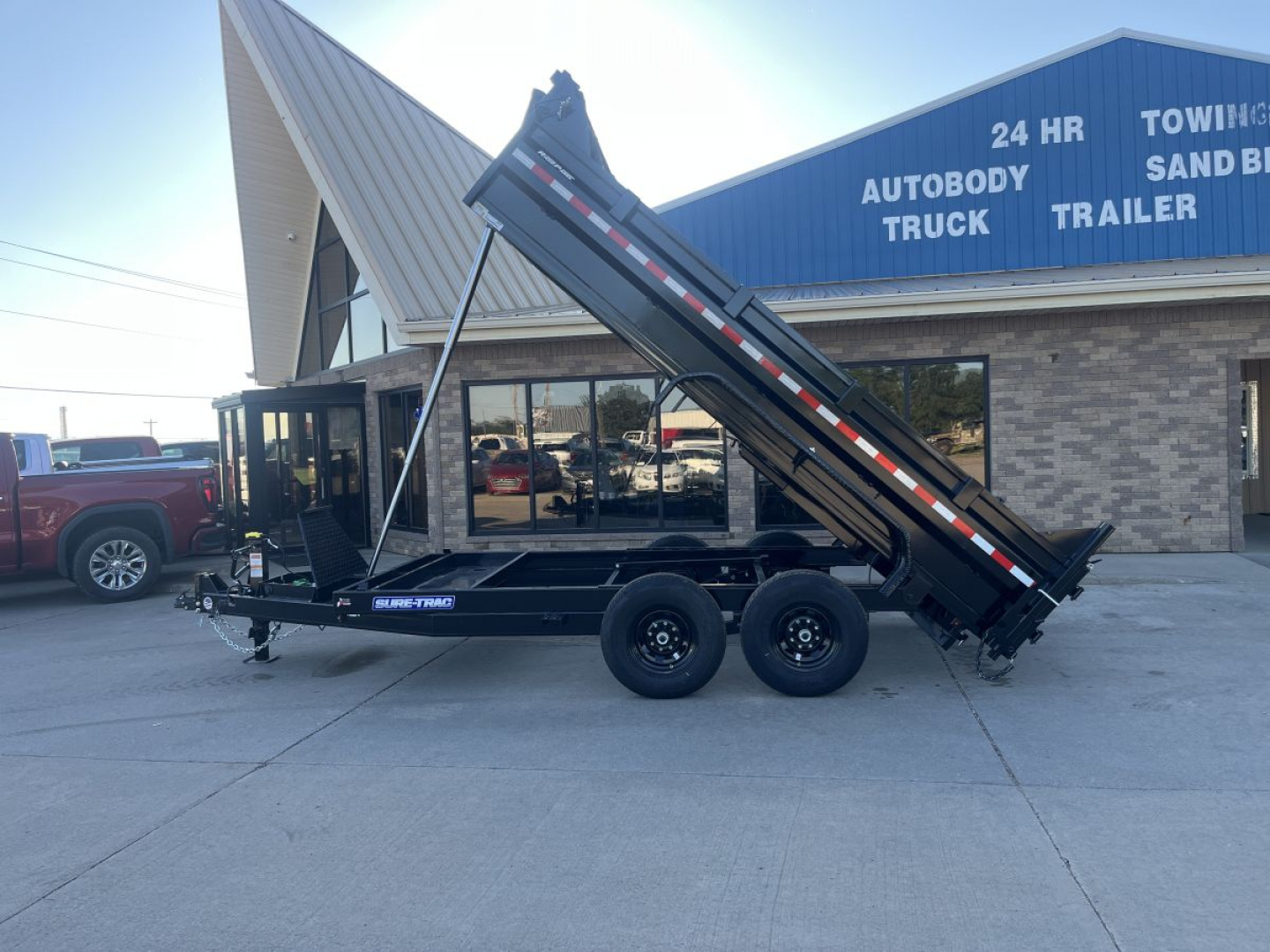New 2025 Sure-Trac 14ft Dump Trailer