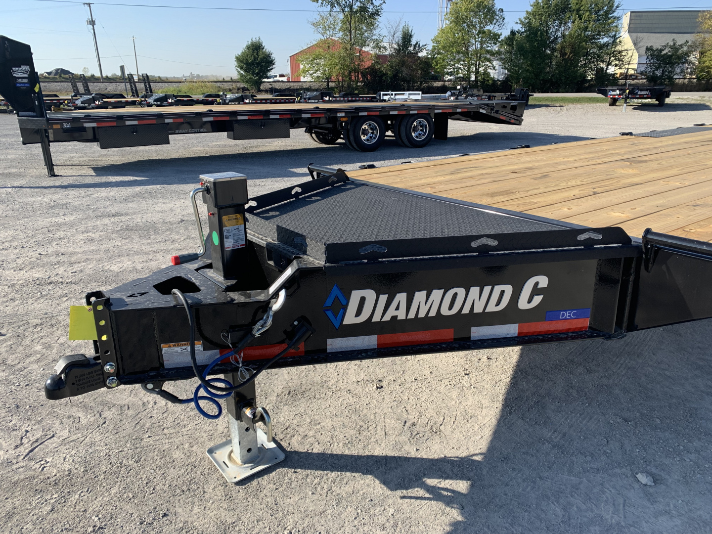 New 2026 Diamond C Trailers DEC207L24X102 (24' X 102") 14.9K Max Ramp Equipment Trailer