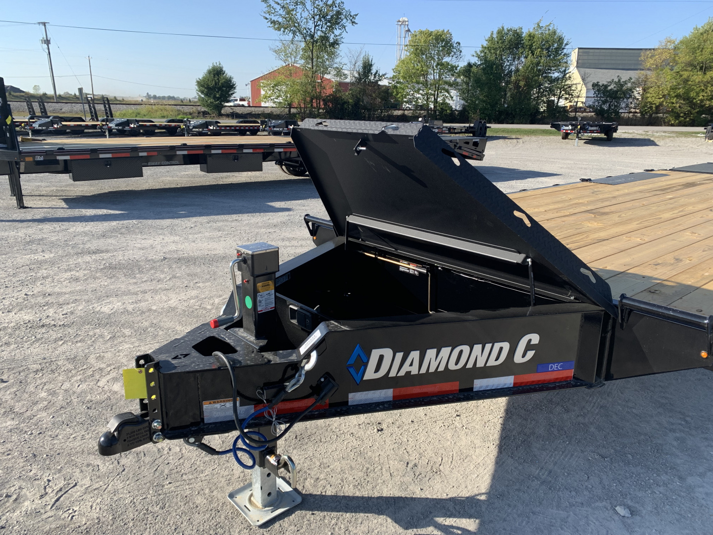 New 2026 Diamond C Trailers DEC207L24X102 (24' X 102") 14.9K Max Ramp Equipment Trailer