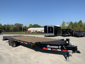 New 2026 Diamond C Trailers DEC207L24X102 (24' X 102") 14.9K Max Ramp Equipment Trailer