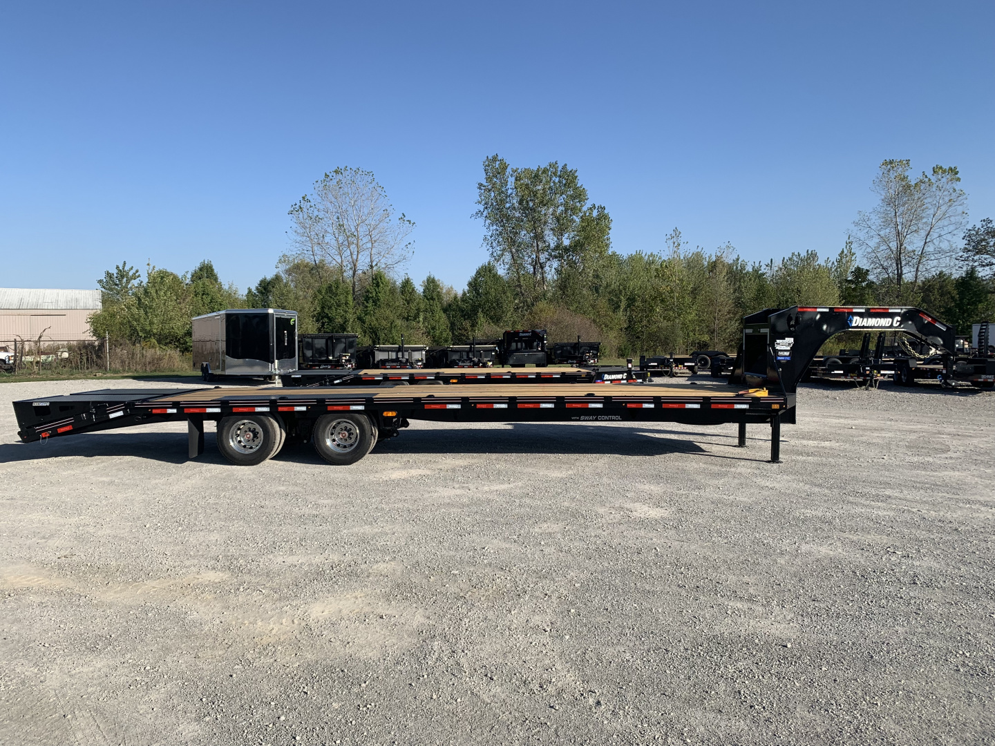 New 2026 Diamond C Trailers FMAX212L32X102MR (27' + 5' X 102") 25.9K Max Ramp (Pacesetter Ed.) Flatbed Trailer