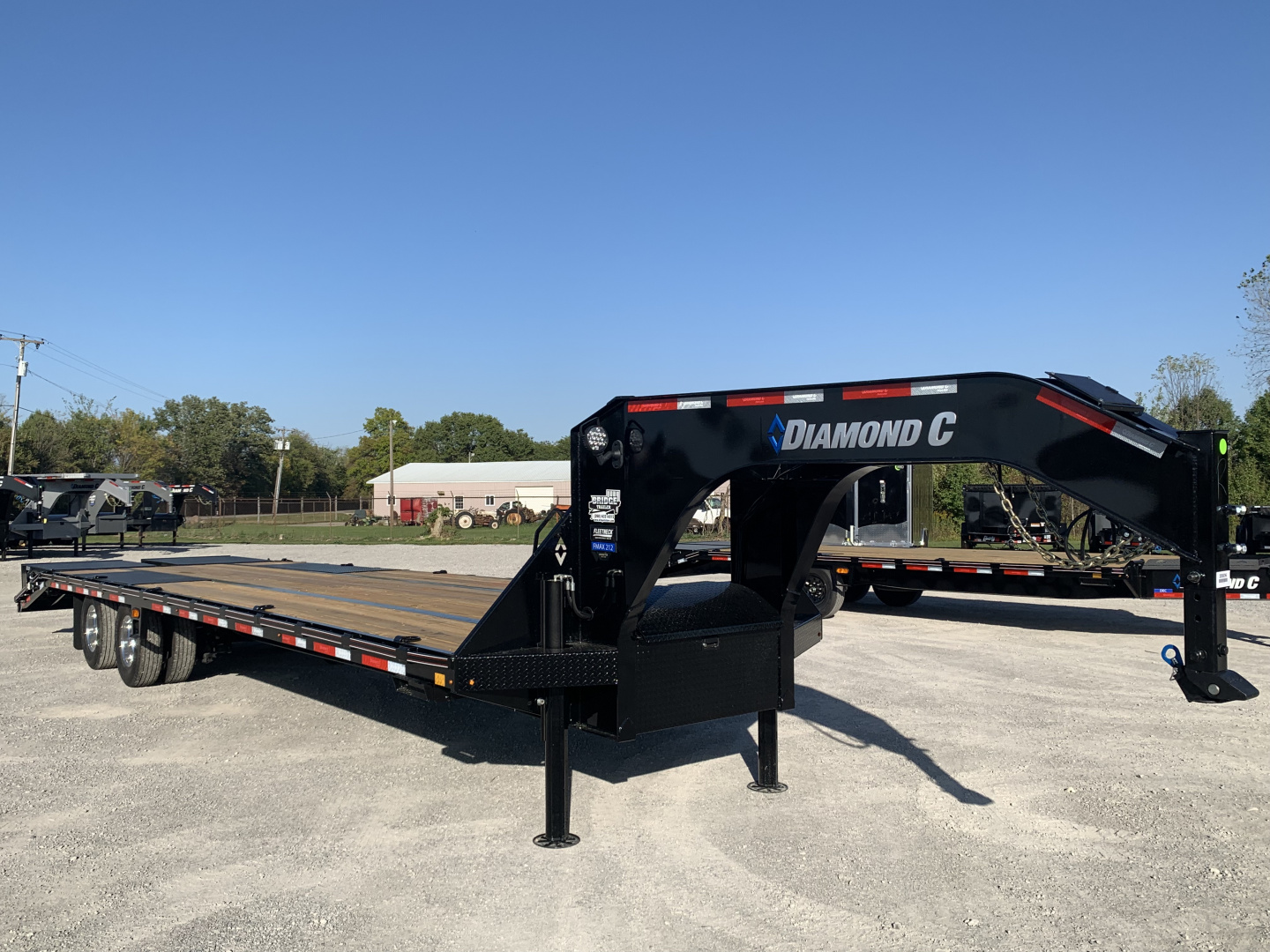 New 2026 Diamond C Trailers FMAX212L32X102MR (27' + 5' X 102") 25.9K Max Ramp (Pacesetter Ed.) Flatbed Trailer