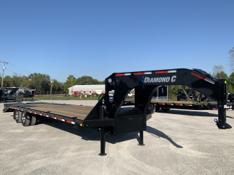 New 2026 Diamond C Trailers FMAX212L32X102MR (27' + 5' X 102") 25.9K Max Ramp (Pacesetter Ed.) Flatbed Trailer