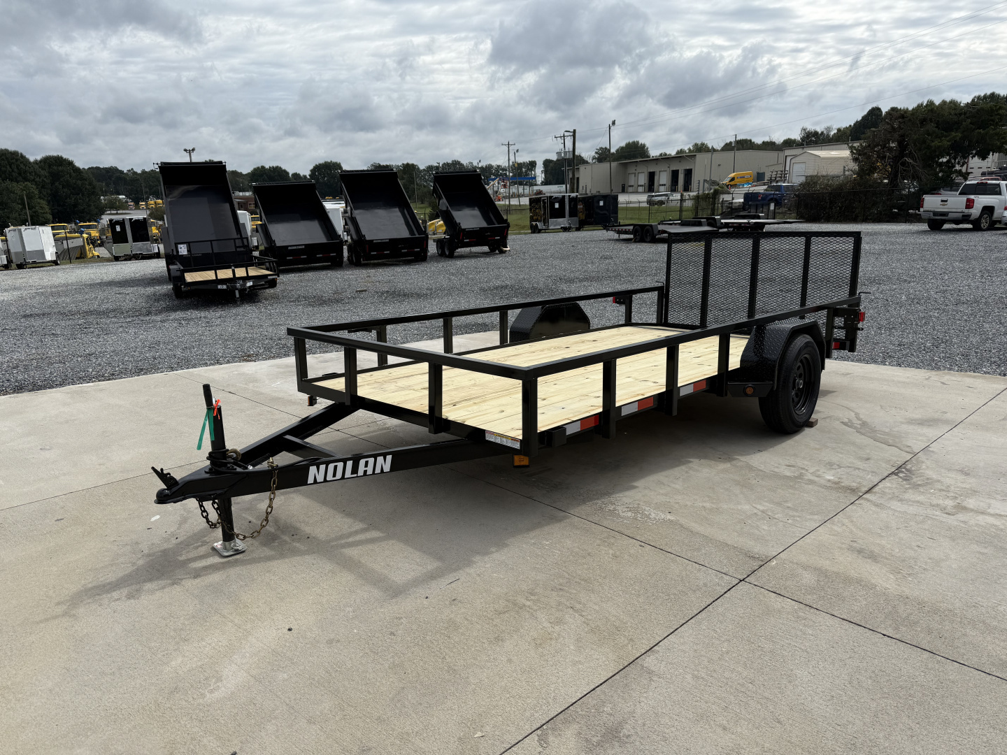 New 2026 Nolan 6X14 Landscape Utility Trailer 3K