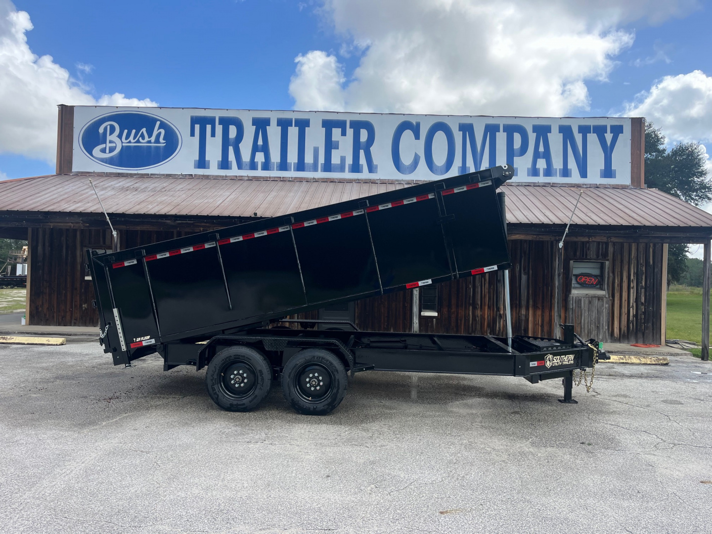New 2025 Southern Utility 7x16x4 16K Telescopic Dump Trailer