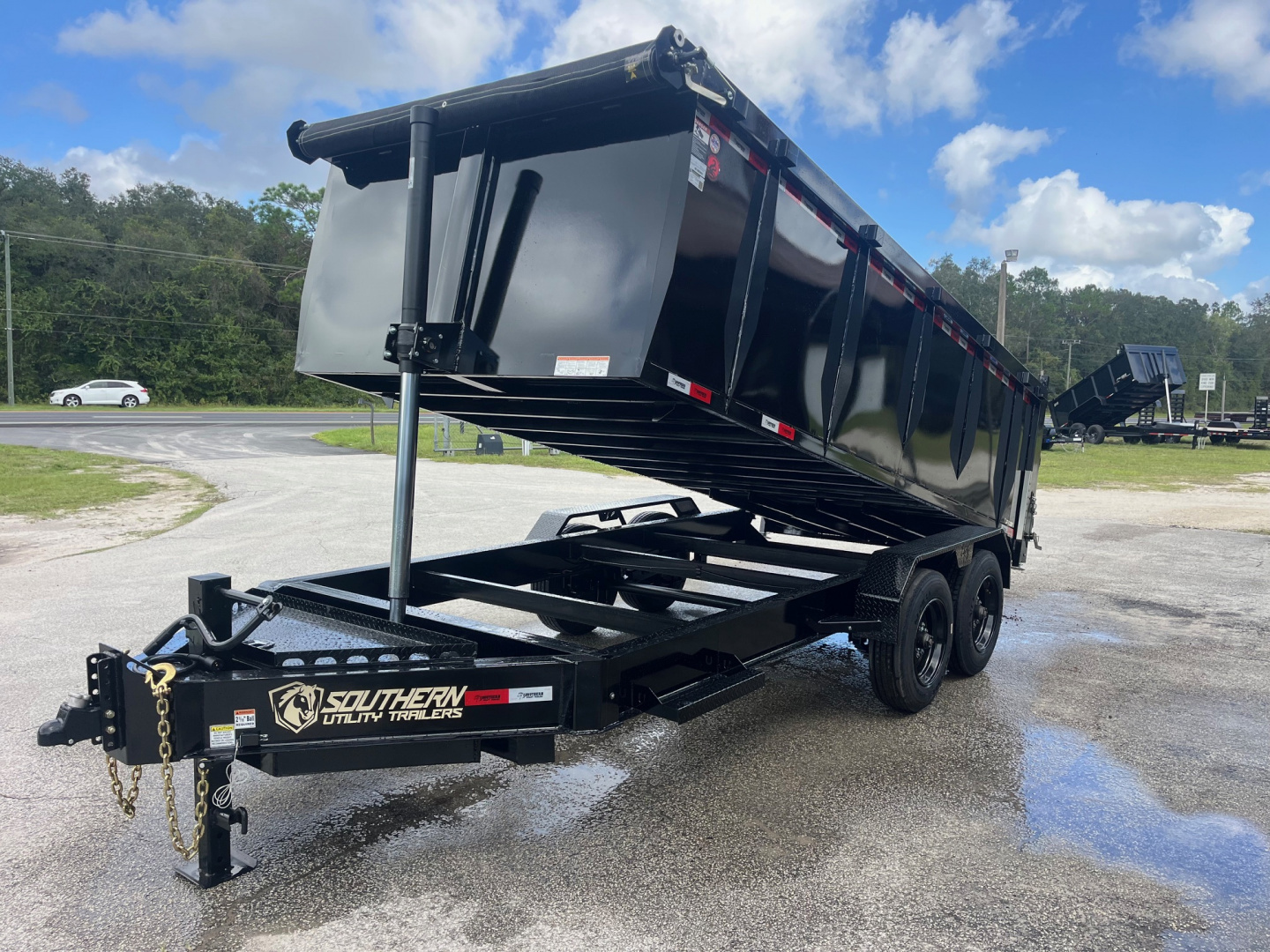 New 2025 Southern Utility 7x16x4 16K Telescopic Dump Trailer