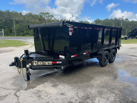 New 2025 Southern Utility 7x16x4 16K Telescopic Dump Trailer