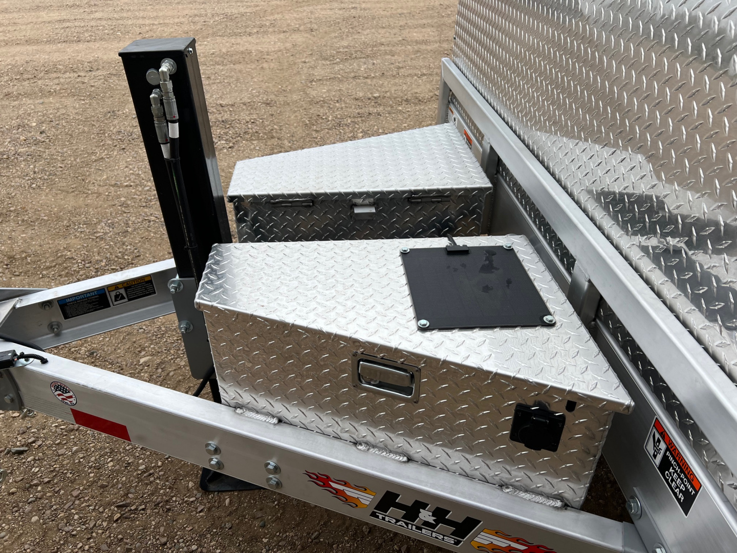 New 2026 H&H Trailers 24' Aluminum Speed Loader Tilt Trailer