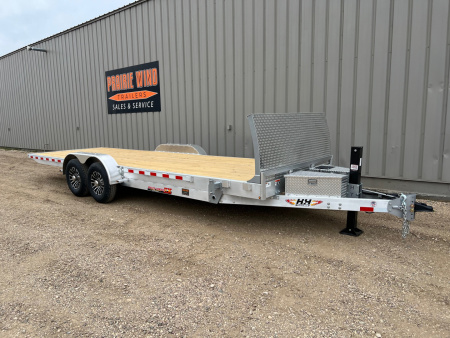 New 2026 H&H Trailers 24' Aluminum Speed Loader Tilt Trailer