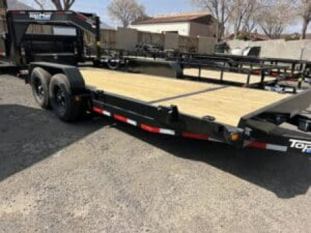 New 2026 Top Hat Trailers 83X20 Tilt Deck Trailer 14K Equipment Trailer