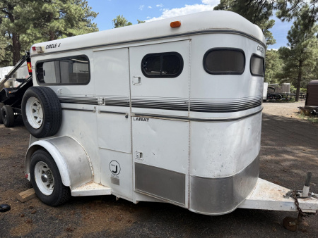 Used USED 1993 Circle J 2 Horse Straight load