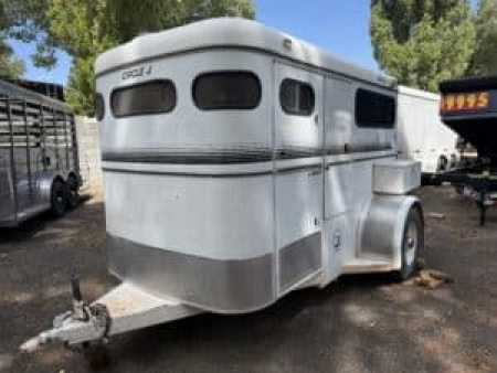 Used USED 1993 Circle J 2 Horse Straight load