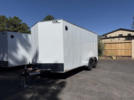New 2026 Look Trailers 7X14 Enclosed Box Cargo Trailer 7' Tall Ramp Cargo / Enclosed Trailer