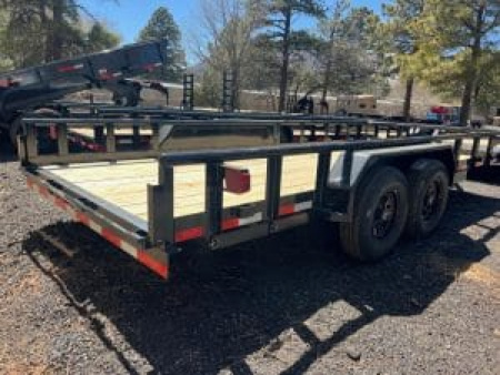 New 2025 Top Hat Trailers 83X20 Heavy Pipe Flatbed 10K - 254176