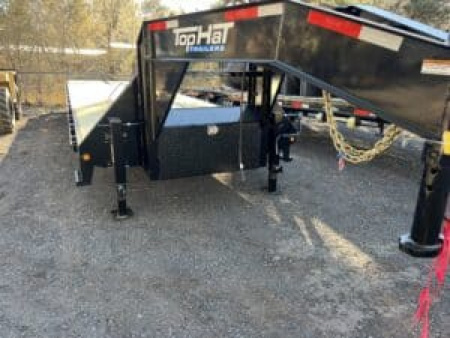 New 2025 Top Hat Trailers 102X27'+5' Gooseneck 24K - 252564