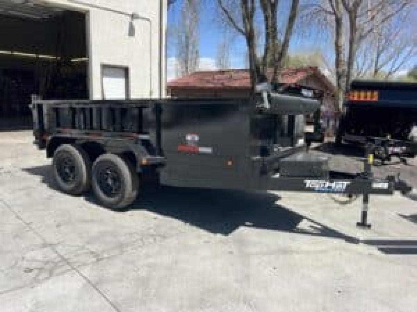 New 2025 Tophat 77"X12' Dump Trailer 10,000 GVW