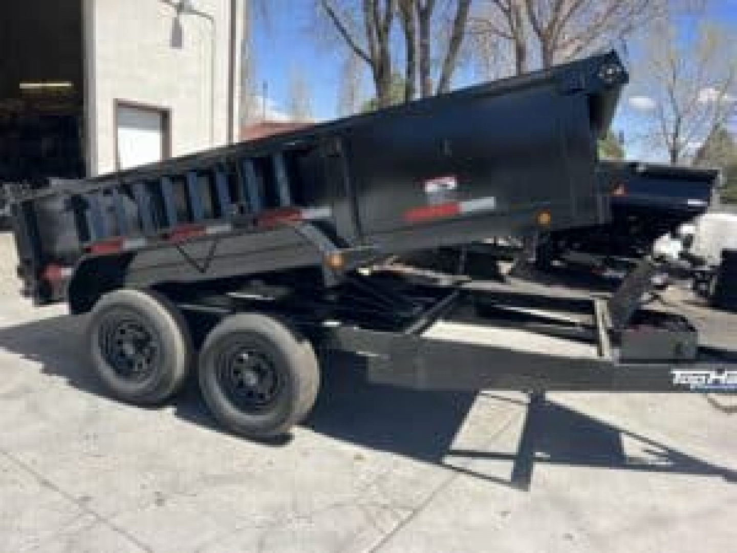 New 2025 Tophat 77"X12' Dump Trailer 10,000 GVW