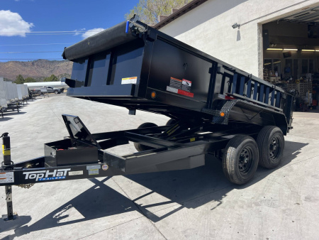 New 2025 Tophat 77 X12' Dump Trailer 10,000 GVW