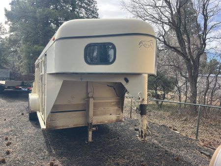 Used 1997 Morgan Built Horse/Livestock Horse Trailer