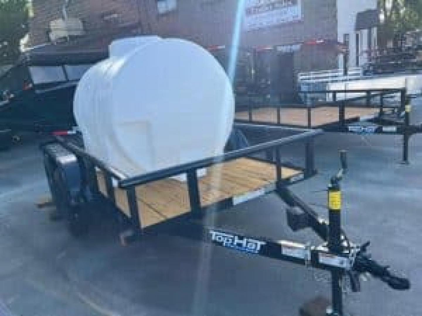 New 2026 Top Hat Trailers 5x10 Water Buggy hauling hauler Flatbed Trailer Car Hauler