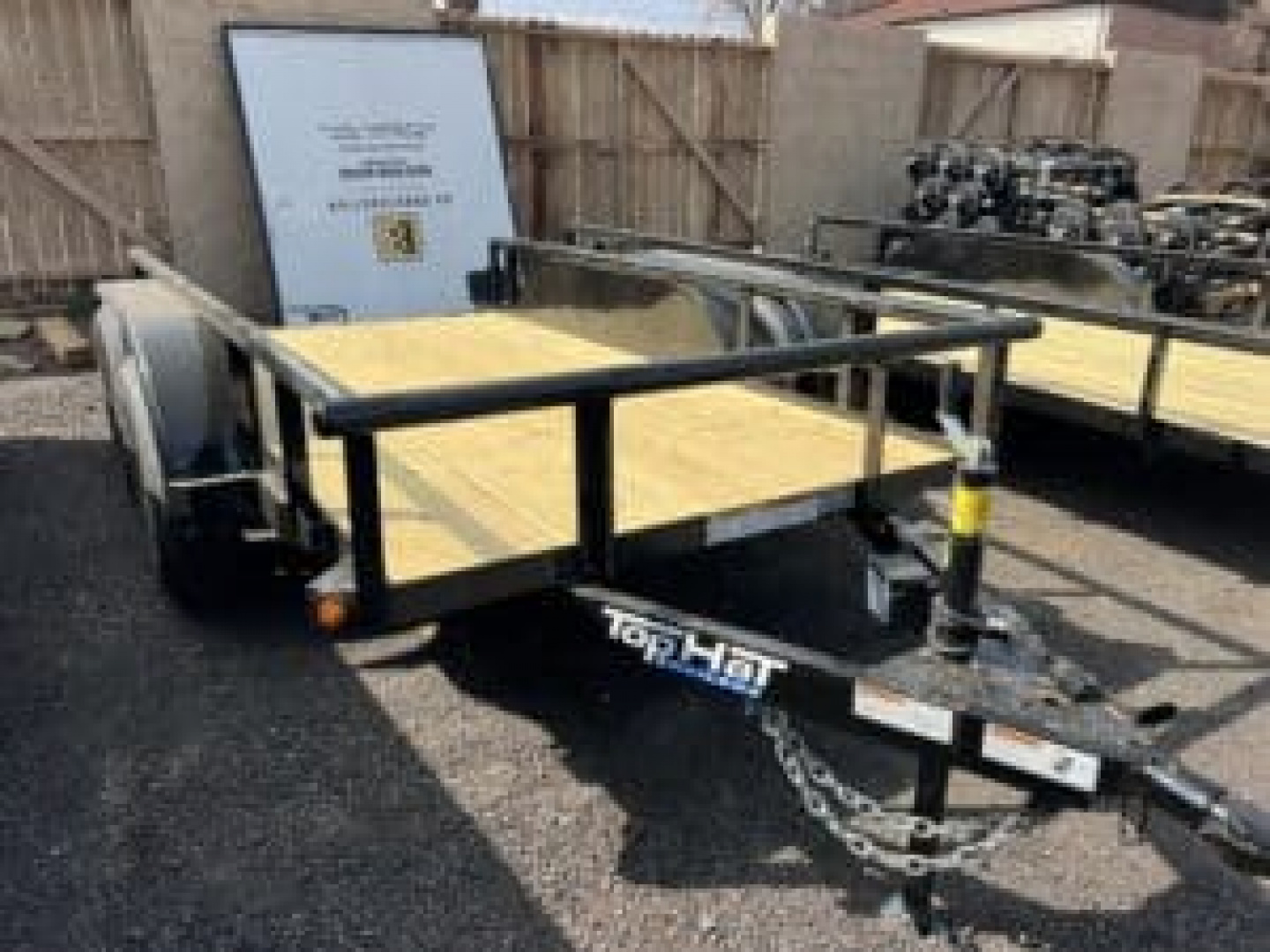 New 2026 Top Hat Trailers 5x10 Water Buggy hauling hauler Flatbed Trailer Car Hauler