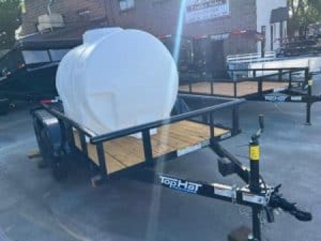 New 2026 Top Hat Trailers 5x10 Water Buggy hauling hauler Flatbed Trailer Car Hauler