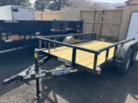 New 2026 Top Hat Trailers 5x10 Water Buggy hauling hauler Flatbed Trailer Car Hauler