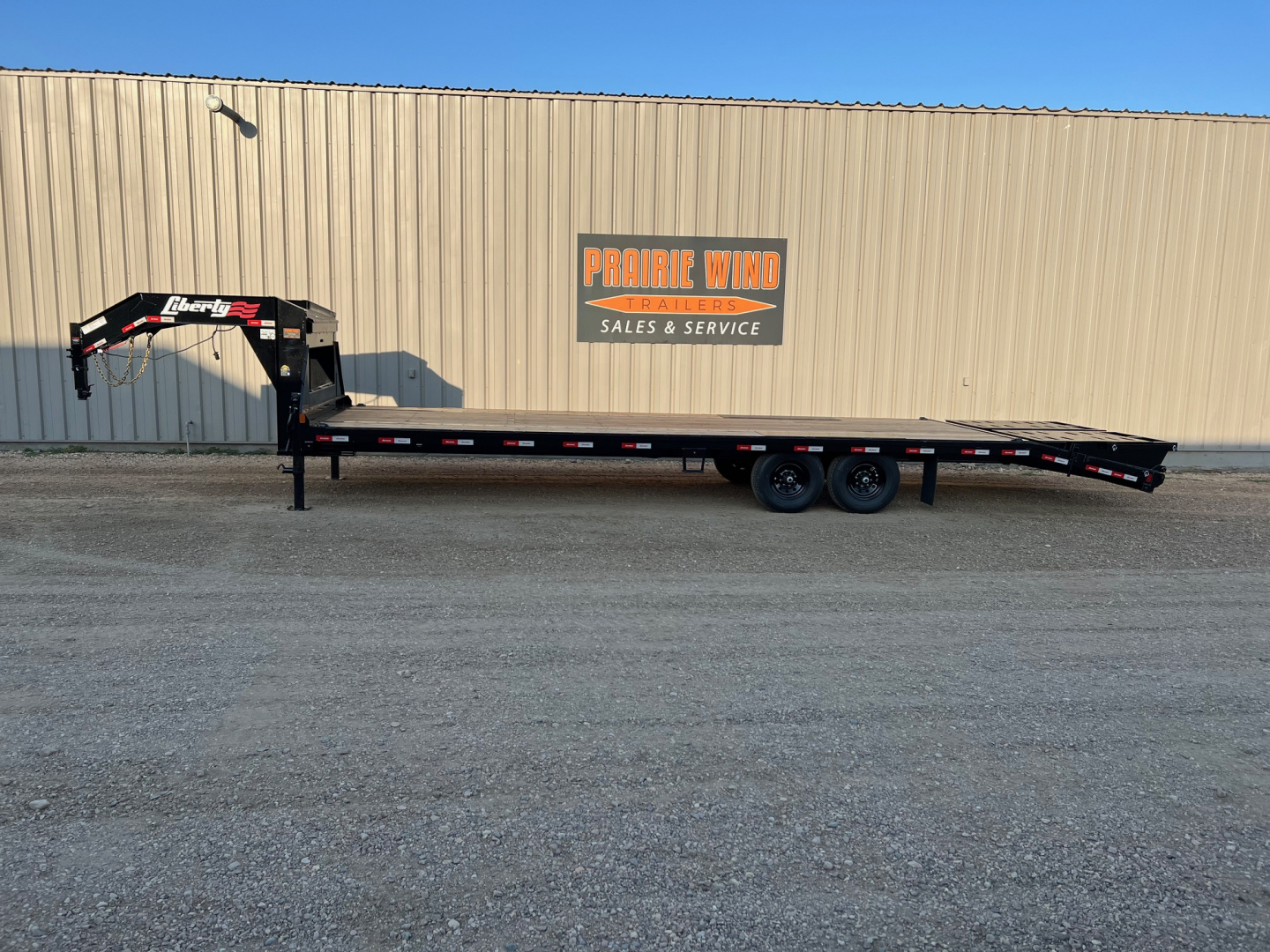 New 2025 Liberty 30' Gooseneck Flatbed Trailer