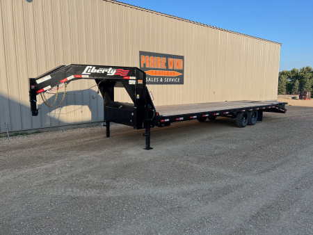 New 2025 Liberty 30' Gooseneck Flatbed Trailer