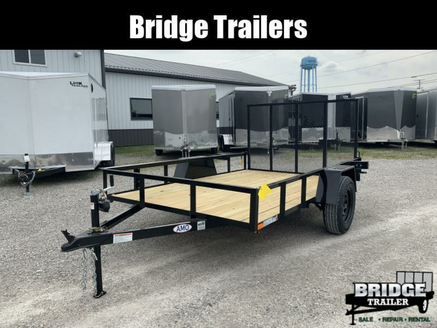 New 2026 AMO A610G (76" X 10') 2.9K Landscape Utility Trailer