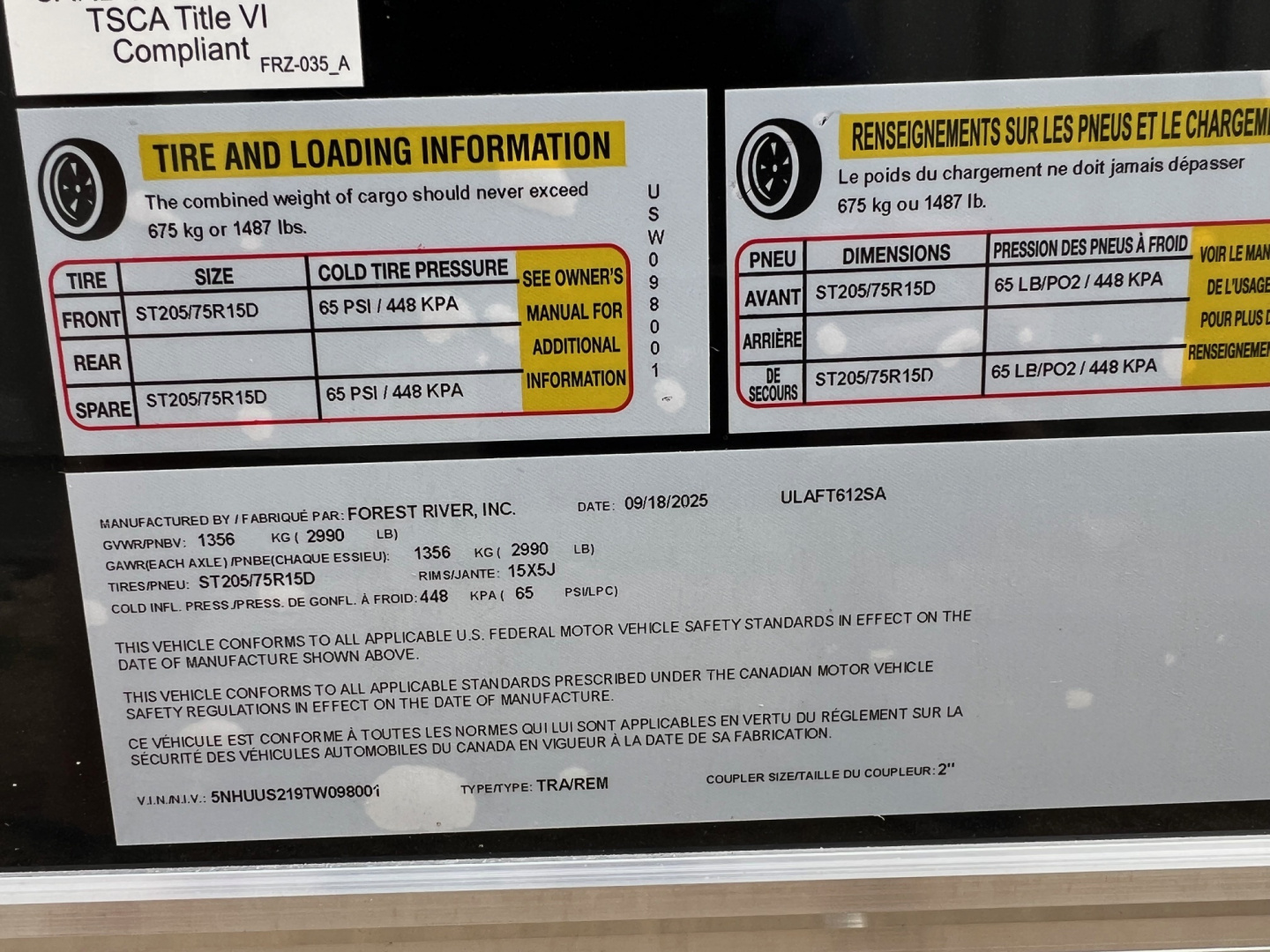 New 2026 US Cargo 6 x 12 Enclosed Cargo / Enclosed Trailer