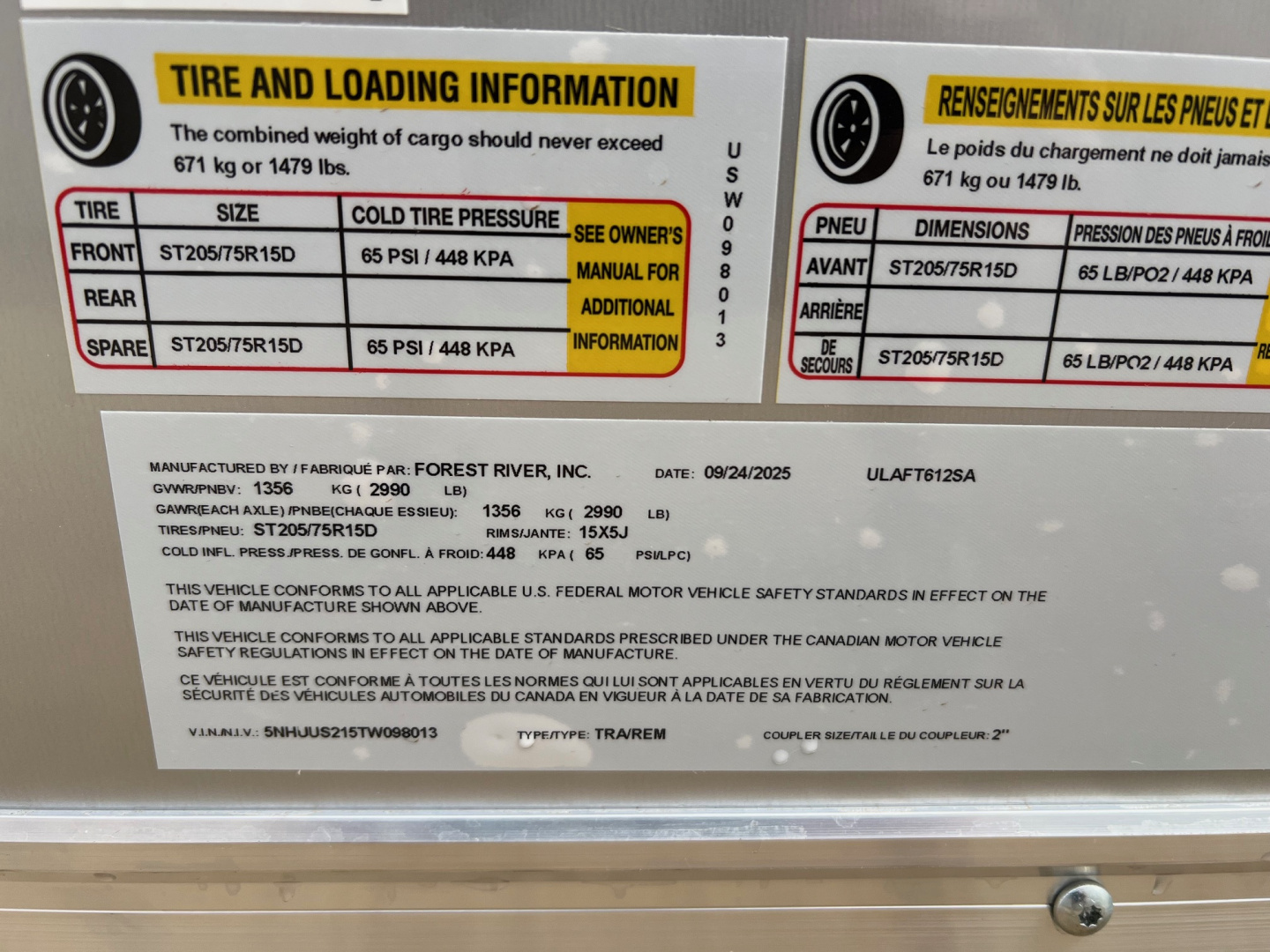 New 2026 US Cargo 6 x 12 Enclosed Cargo / Enclosed Trailer