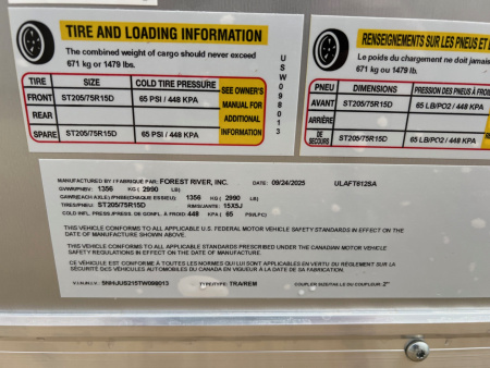 New 2026 US Cargo 6 x 12 Enclosed Cargo / Enclosed Trailer