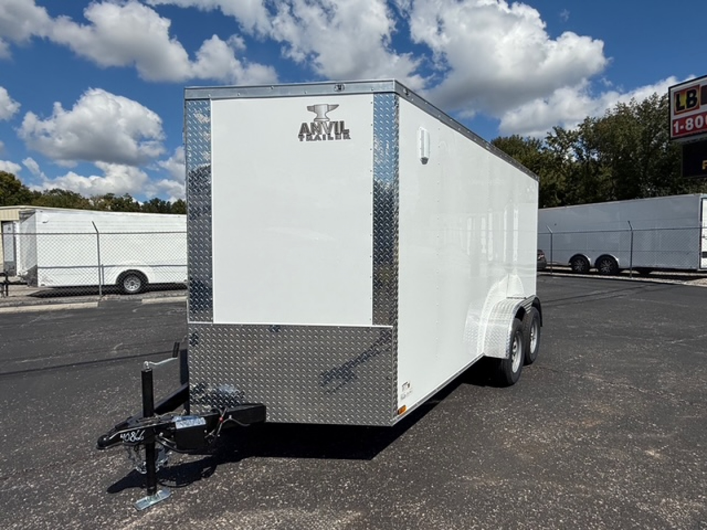 New 2026 ANVIL 7X14 CARGO TRAILER